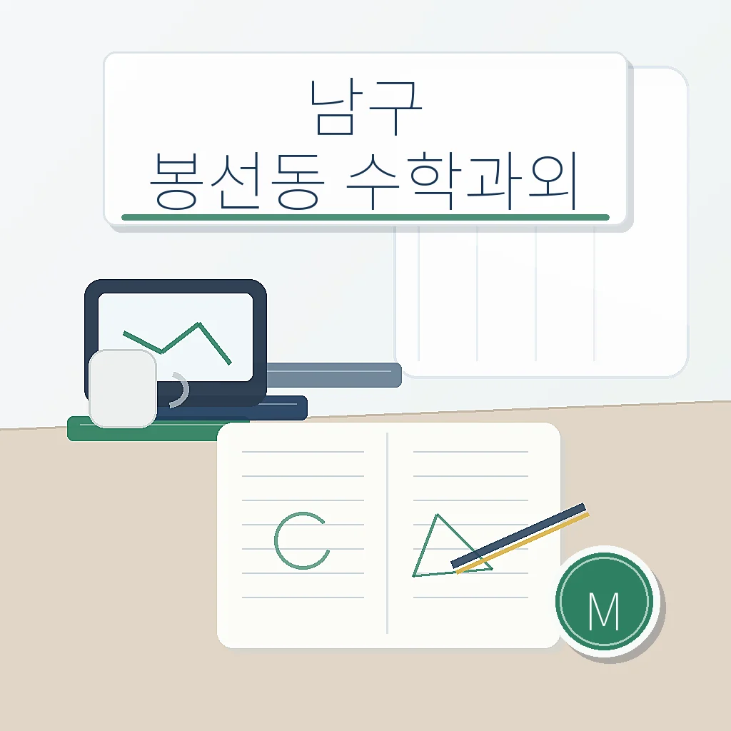 광주 남구 봉선동 수학과외 학습 가이드 스터디멘토