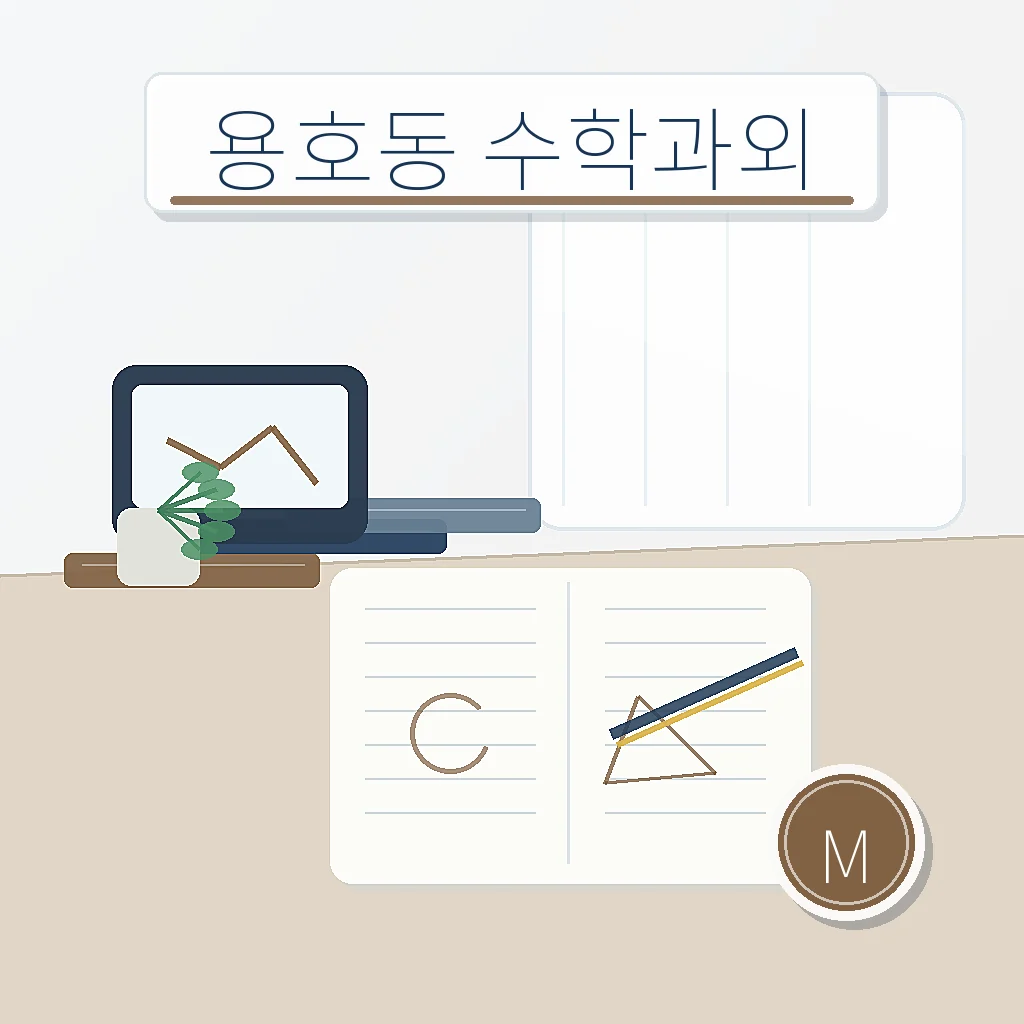 용호동 수학과외 지역별 학습정보