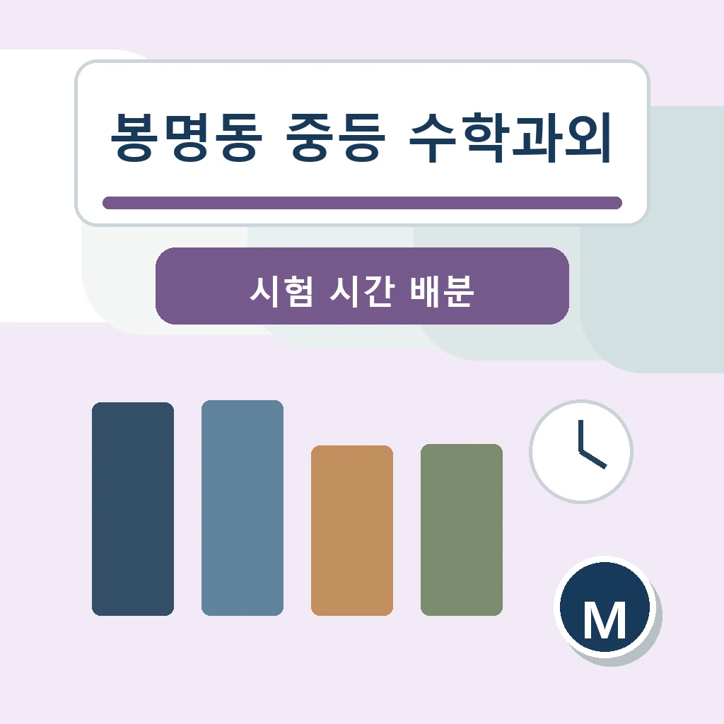 봉명동 중학생 중등 수학과외 학습정보