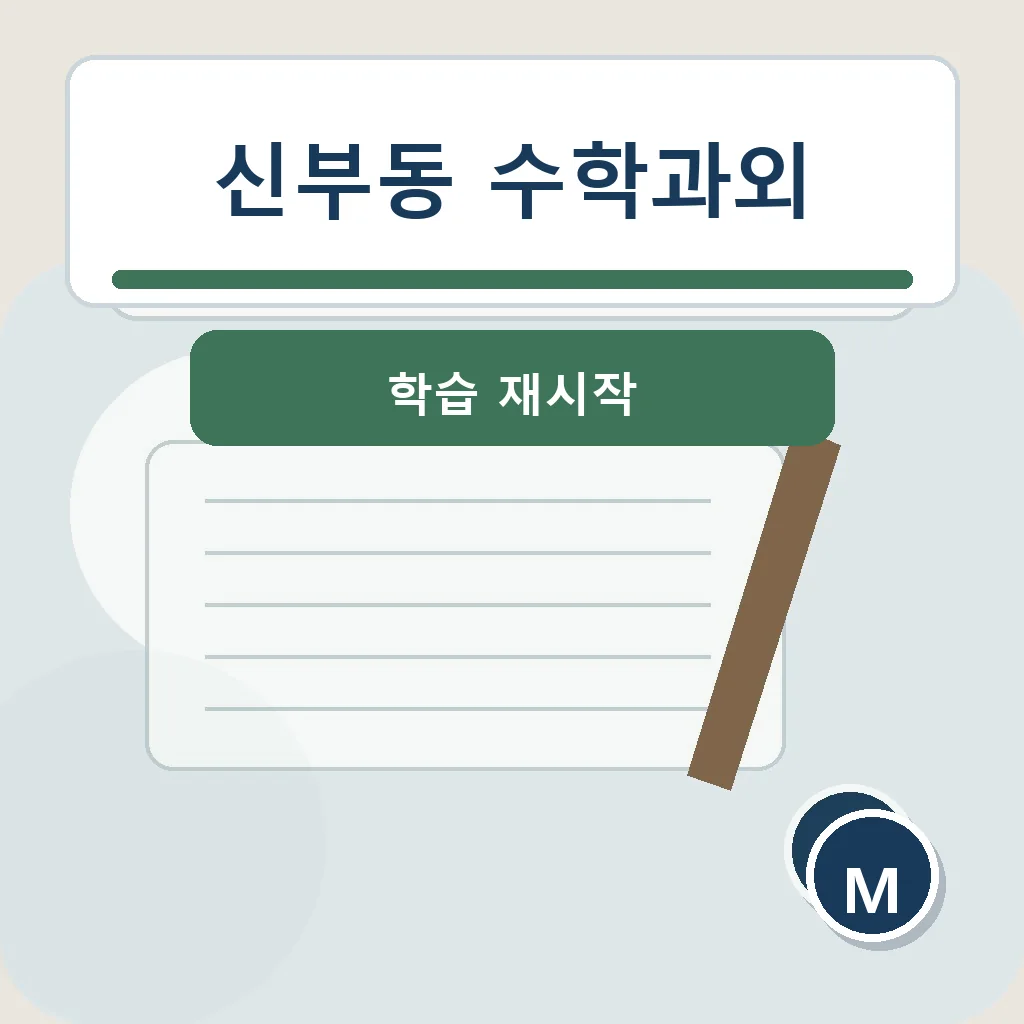 신부동 수학과외 학습 재시작 학습정보