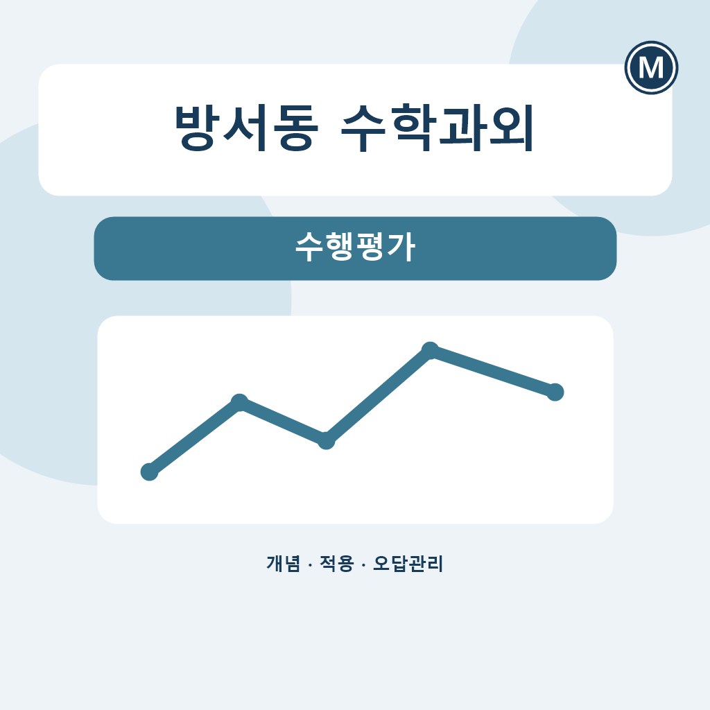방서동 수학과외 수행평가 대표 이미지