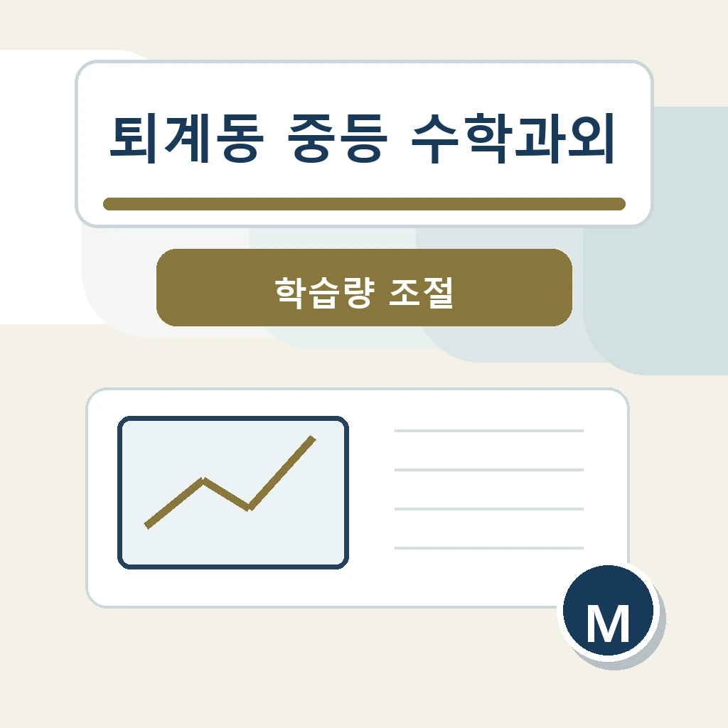 퇴계동 중학생 중등 수학과외 학습정보