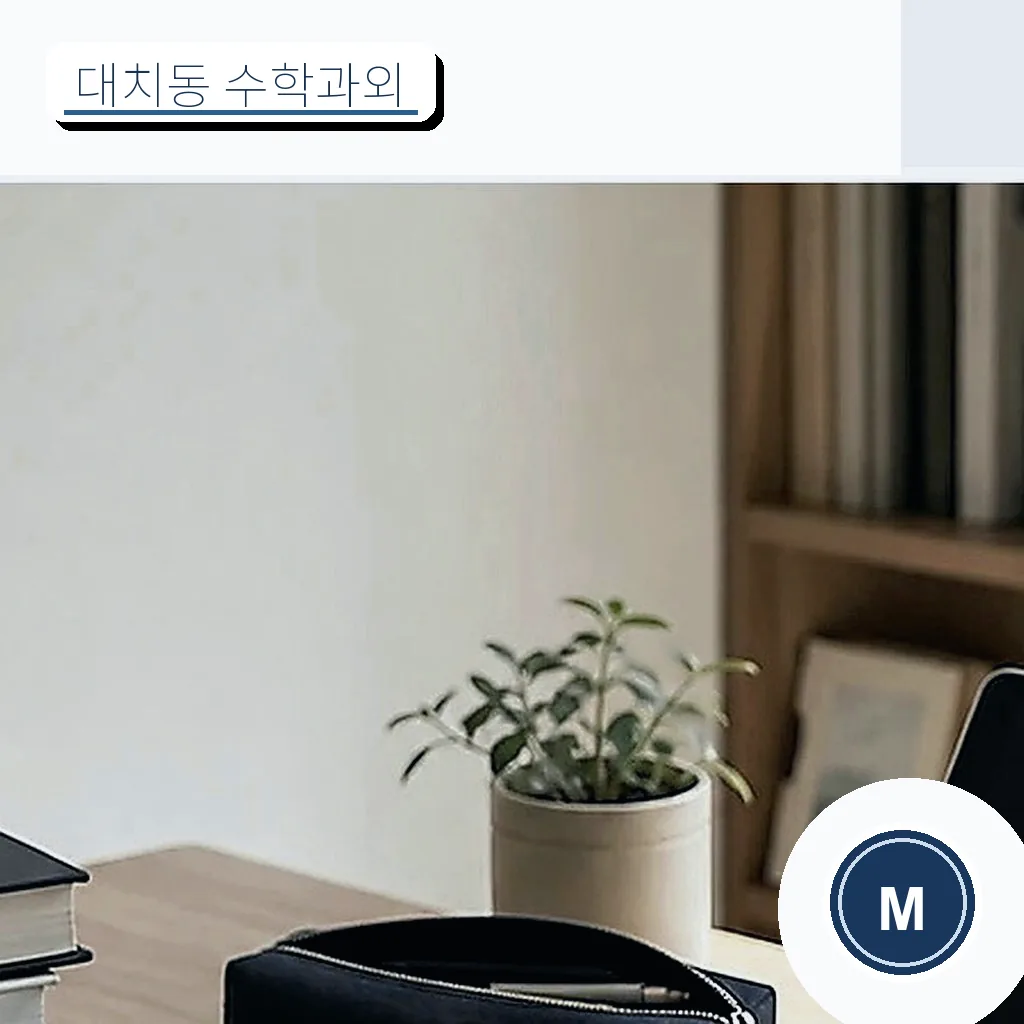 서울 강남구 대치동 수학과외 학습 가이드 스터디멘토