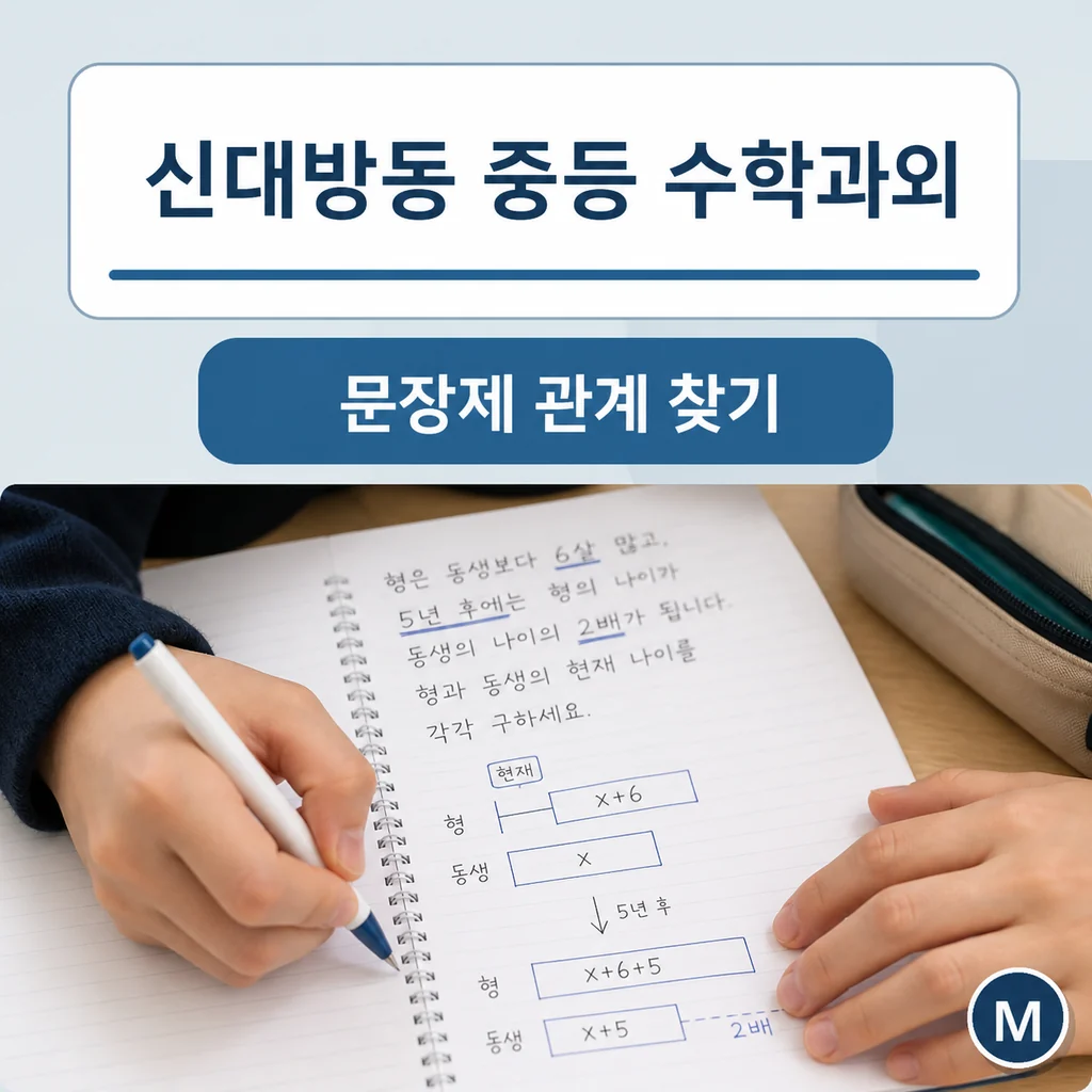 신대방동 중학생 중등 수학과외 학습정보