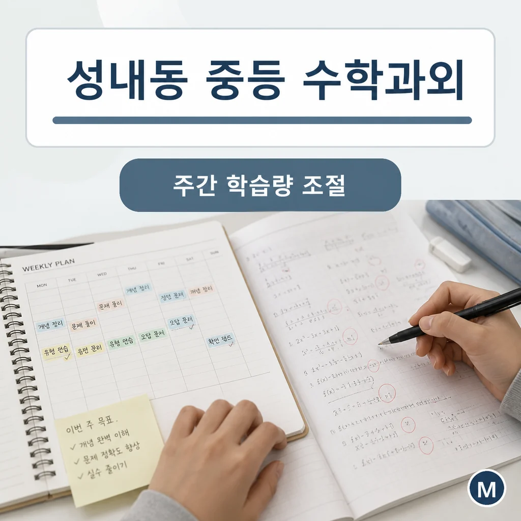 성내동 중학생 중등 수학과외 학습정보