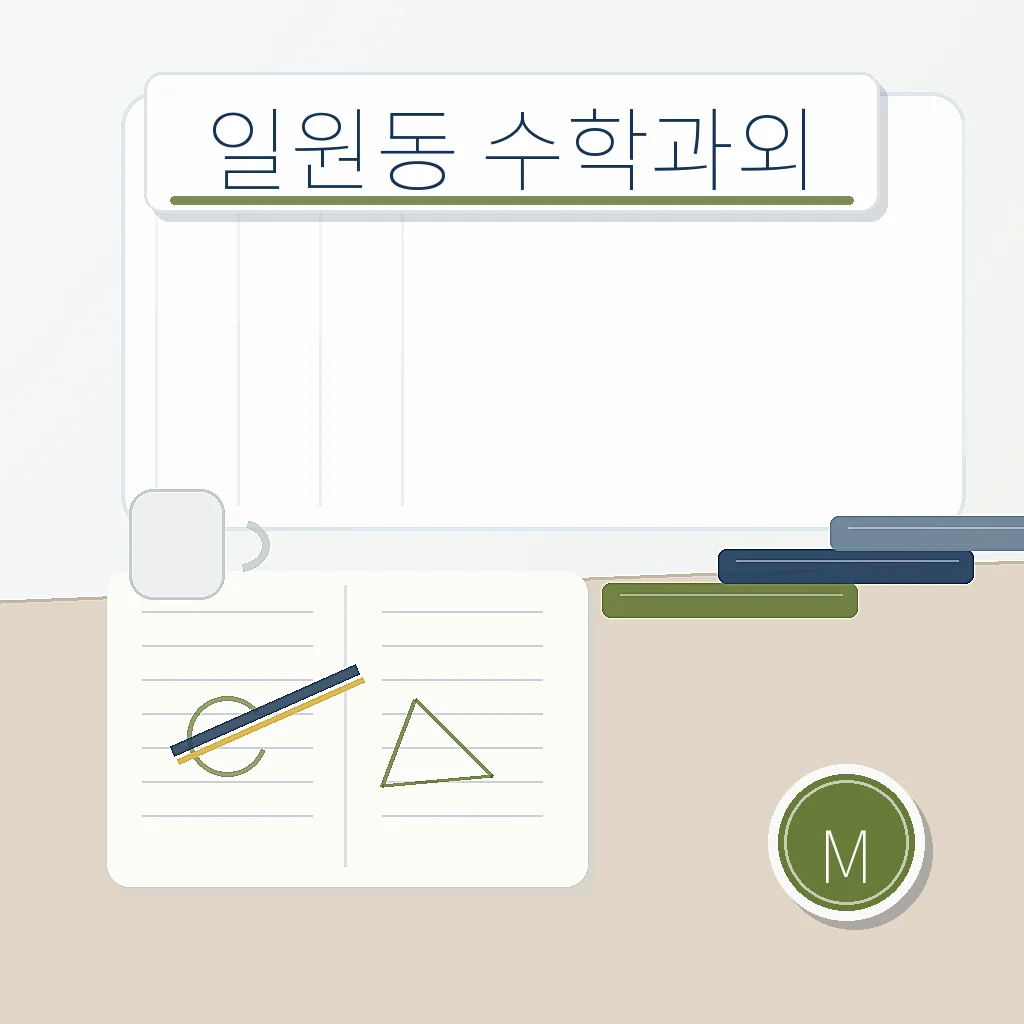 일원동 수학과외 지역별 학습정보