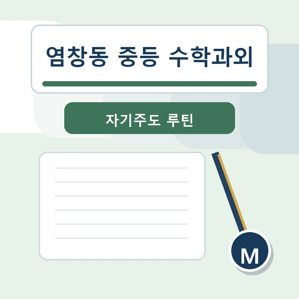 염창동 중학생 중등 수학과외 학습정보