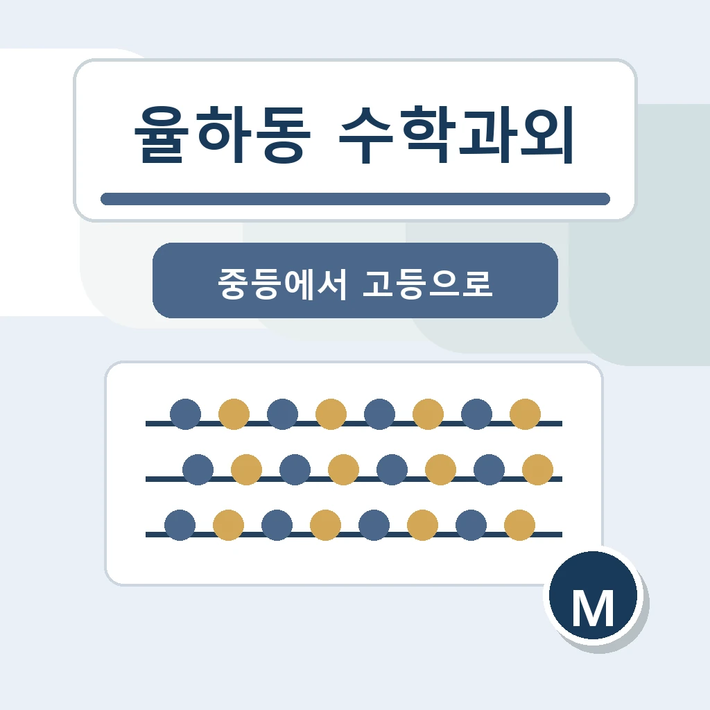 율하동 수학과외 학습 가이드