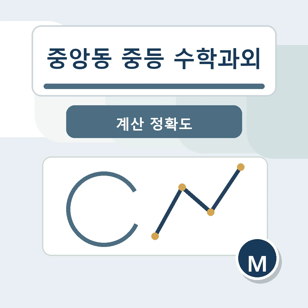 중앙동 중학생 중등 수학과외 학습정보