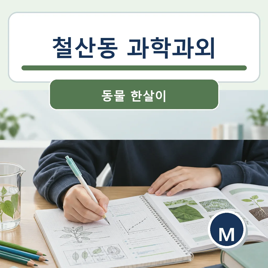 철산동 과학과외 동물 한살이 학습정보