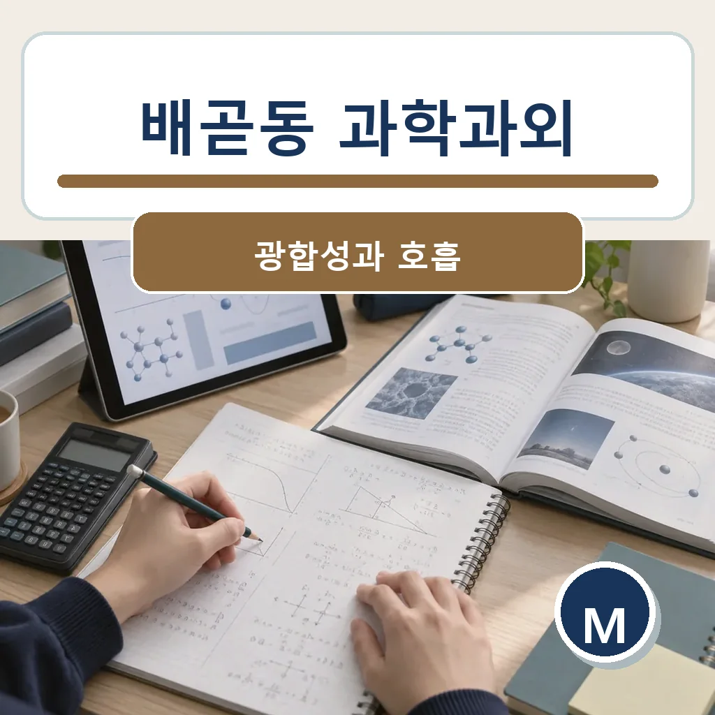 배곧동 과학과외 광합성과 호흡 학습정보