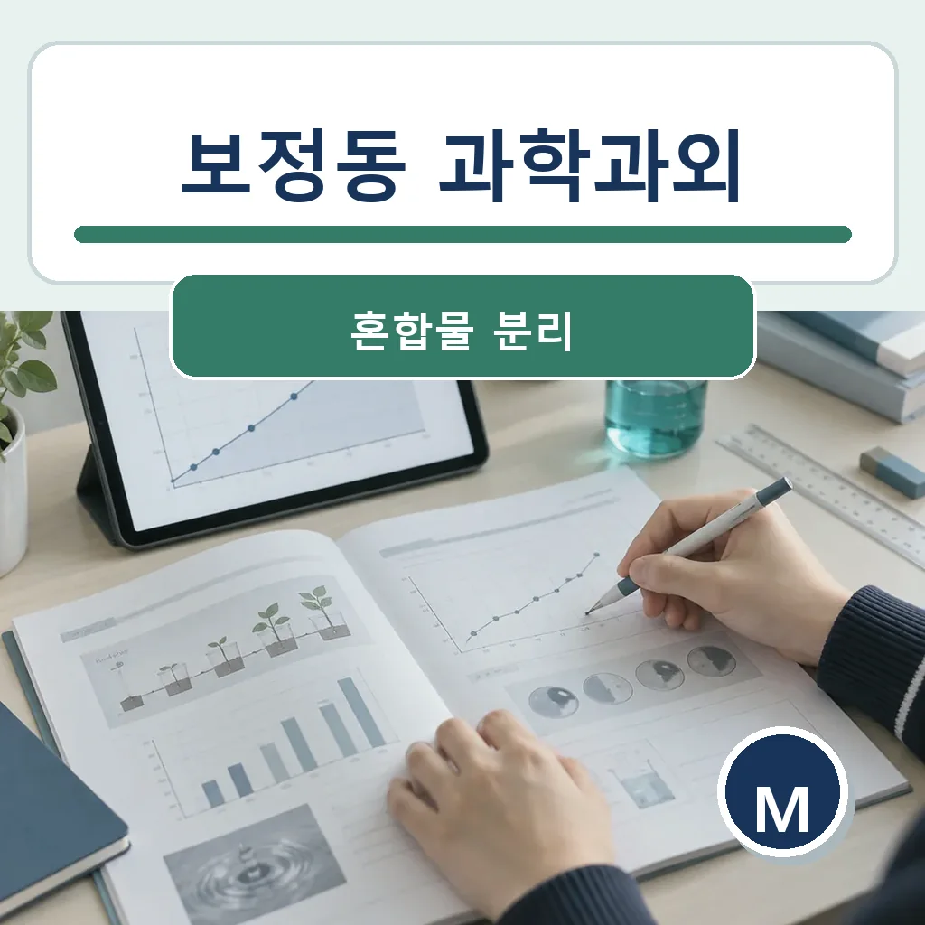 보정동 과학과외 혼합물 분리 학습정보