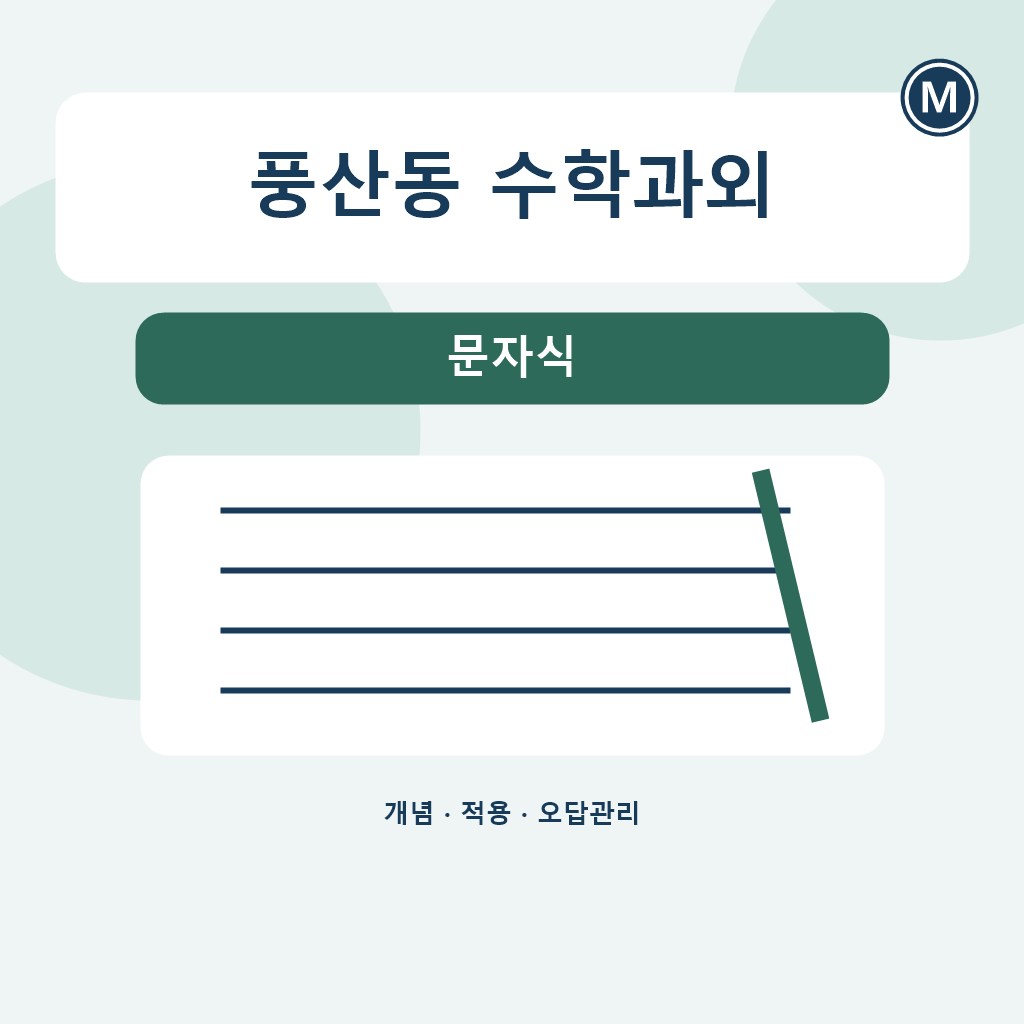 풍산동 수학과외 문자식 대표 이미지