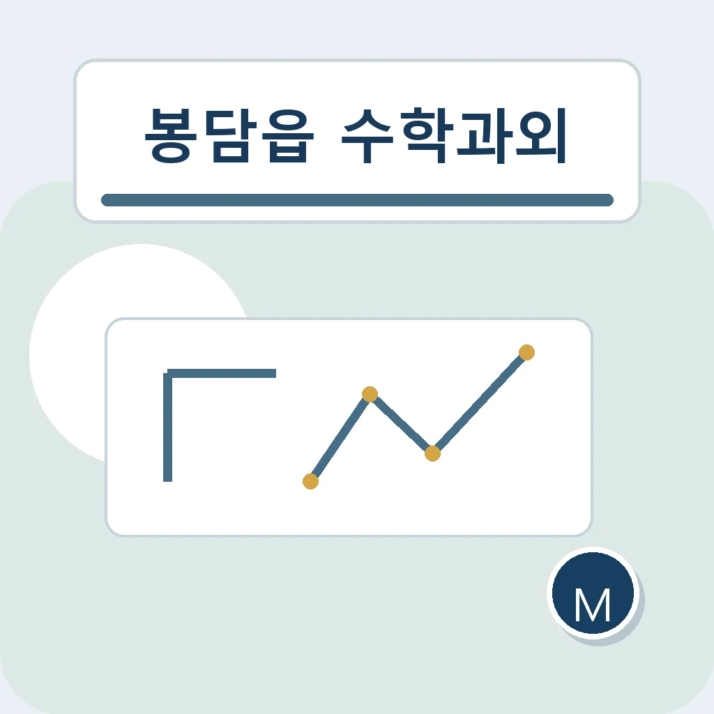 봉담읍 수학과외 답안 표현 학습정보