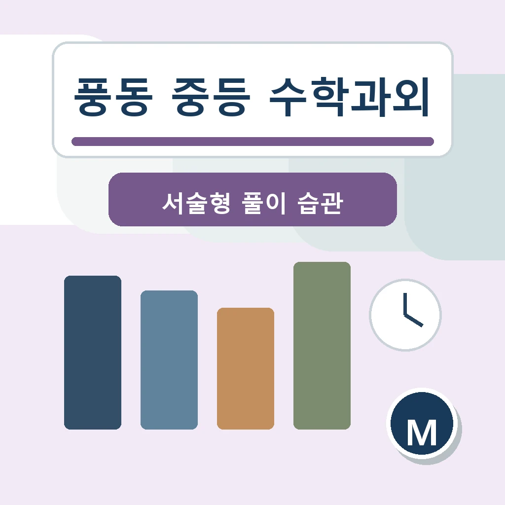풍동 중학생 중등 수학과외 학습정보