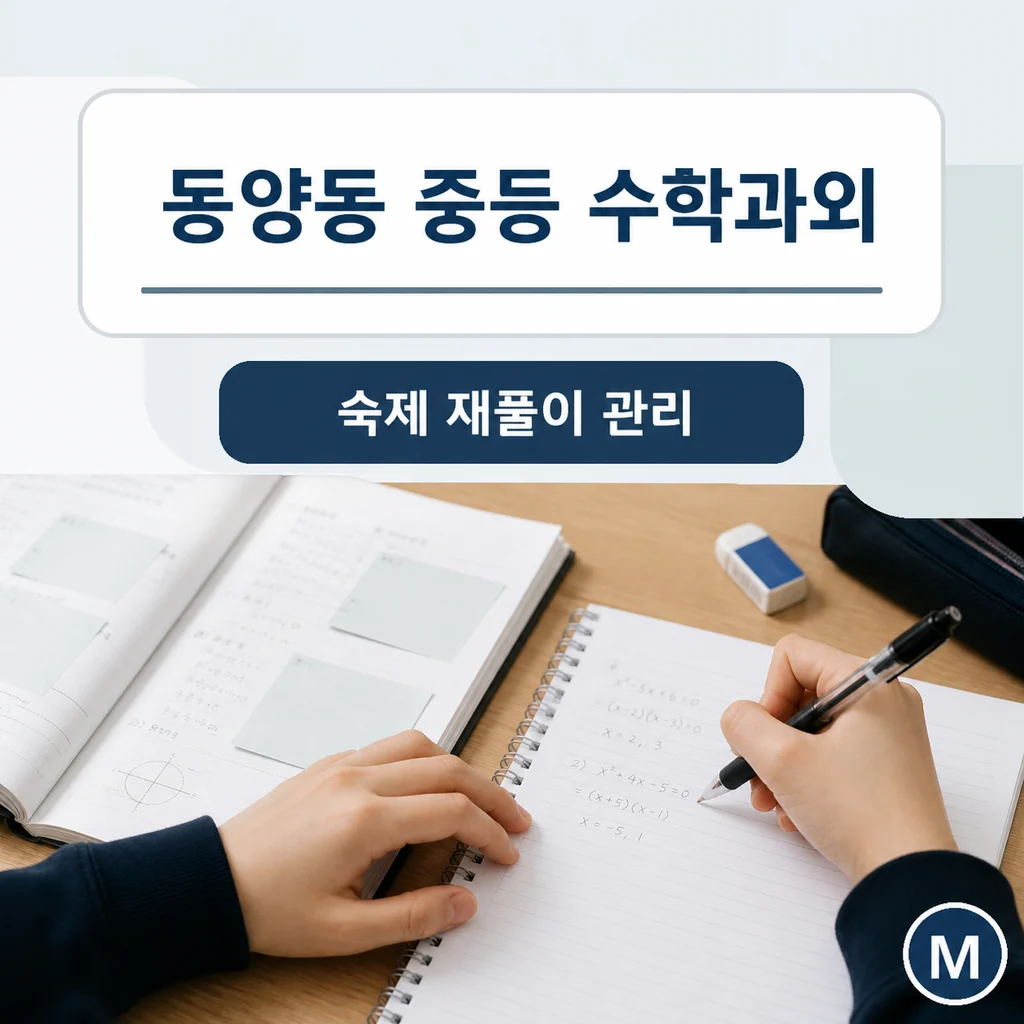 동양동 중학생 중등 수학과외 학습정보