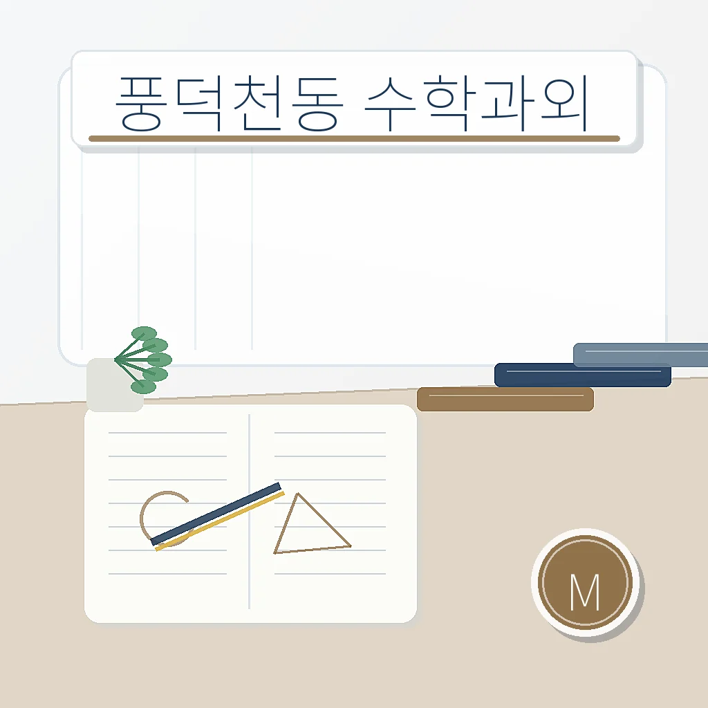 풍덕천동 수학과외 지역별 학습정보