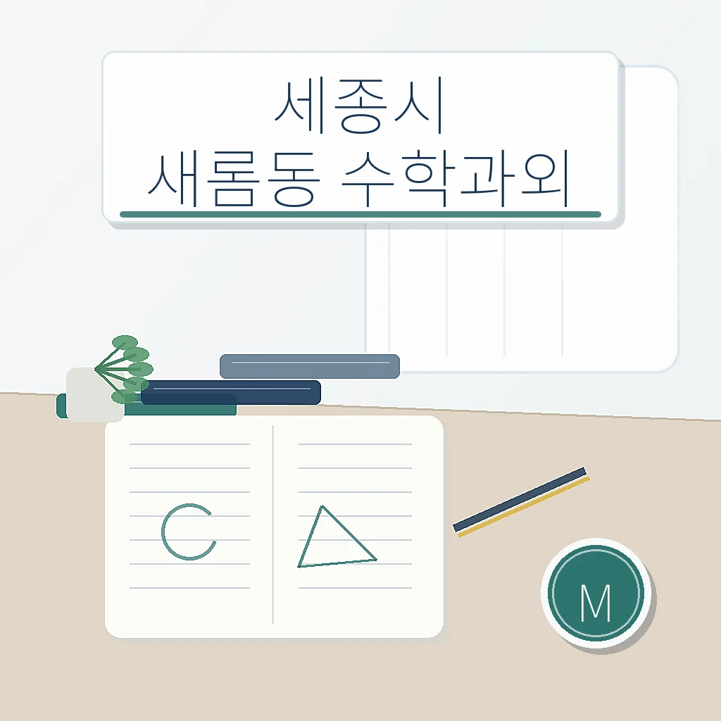 세종시 새롬동 수학과외 학습 가이드 스터디멘토