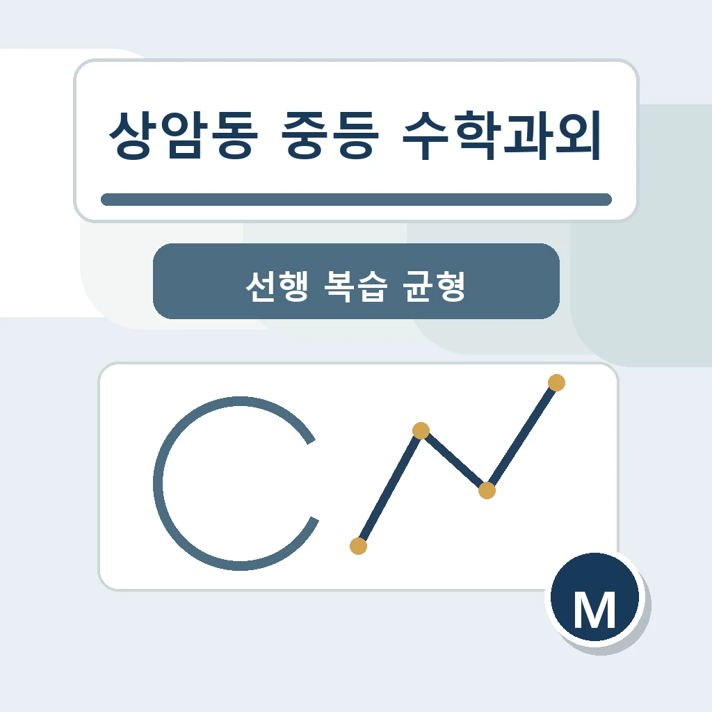 상암동 중학생 중등 수학과외 학습정보