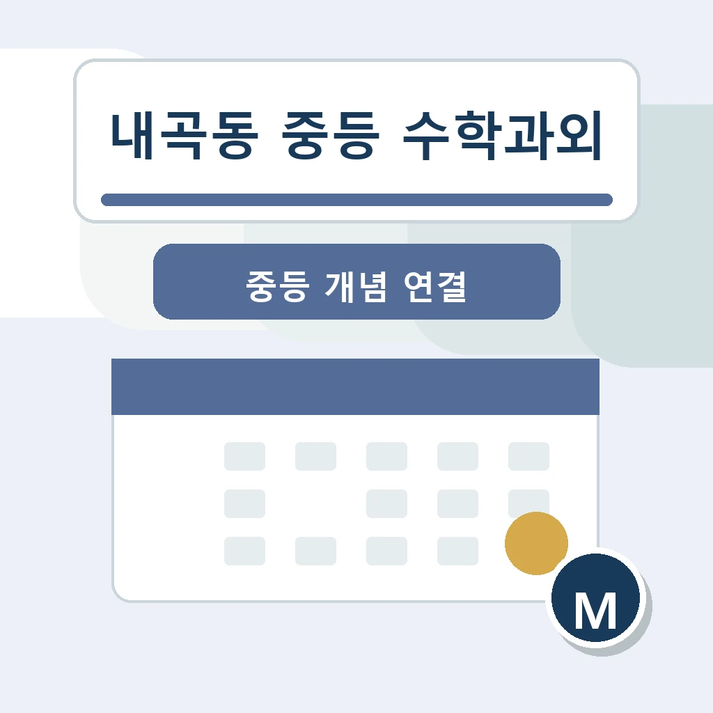 내곡동 중학생 중등 수학과외 학습정보