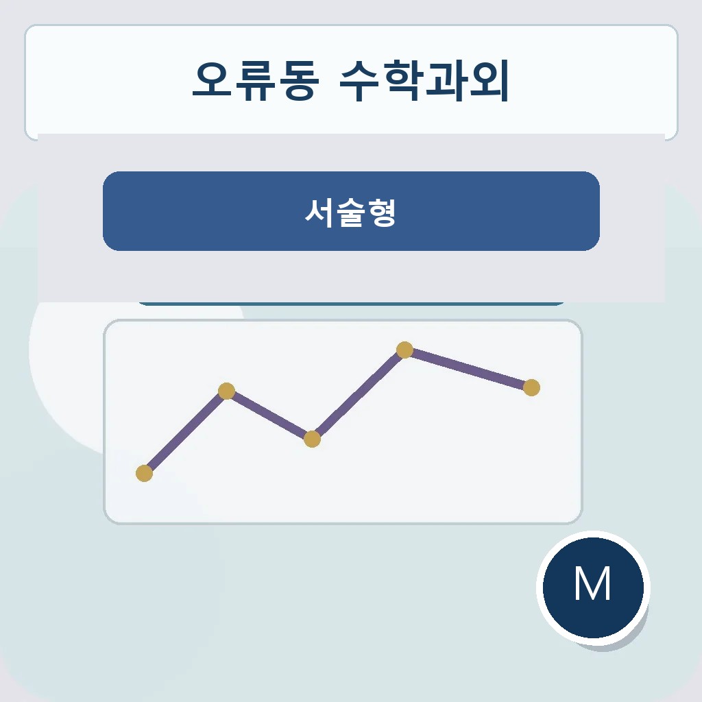 오류동 수학과외 서술형 학습 이미지