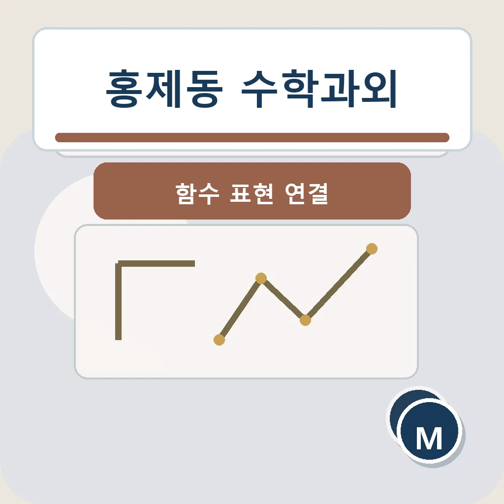 홍제동 수학과외 함수 표현 연결 학습정보