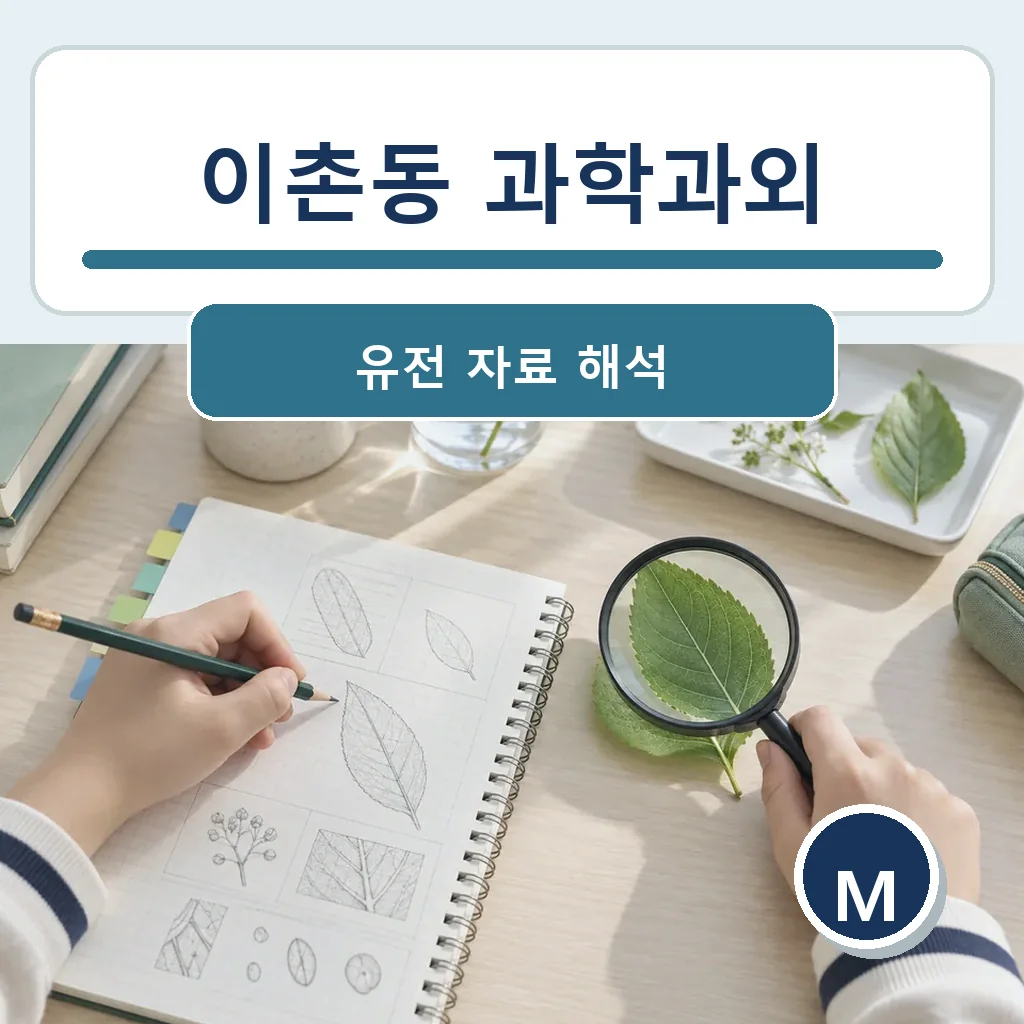 이촌동 과학과외 유전 자료 해석 학습정보