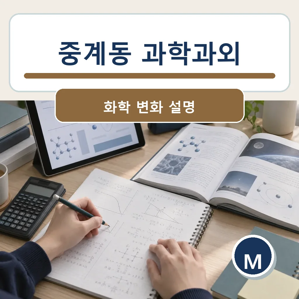 중계동 과학과외 화학 변화 설명 학습정보