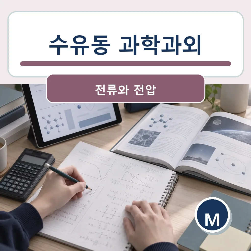 수유동 과학과외 전류와 전압 학습정보