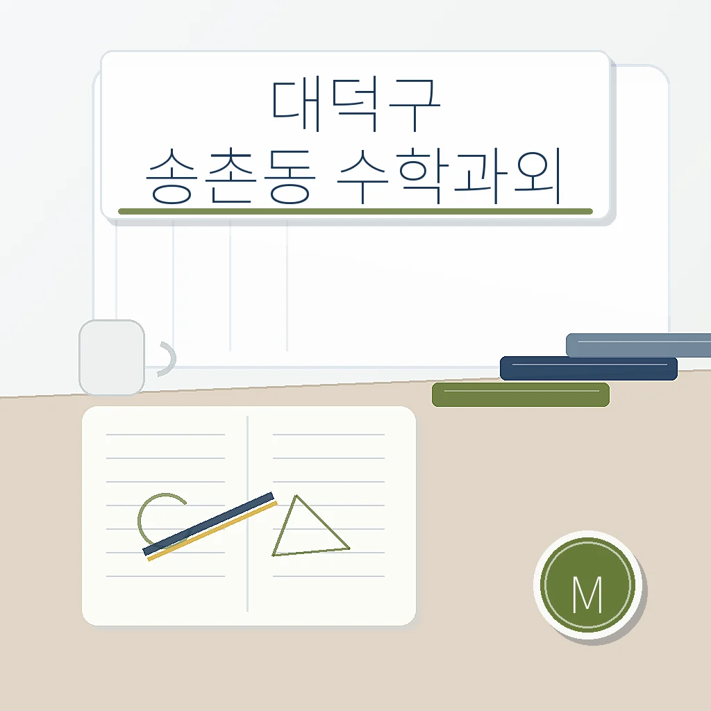 대전 대덕구 송촌동 수학과외 학습 가이드 스터디멘토