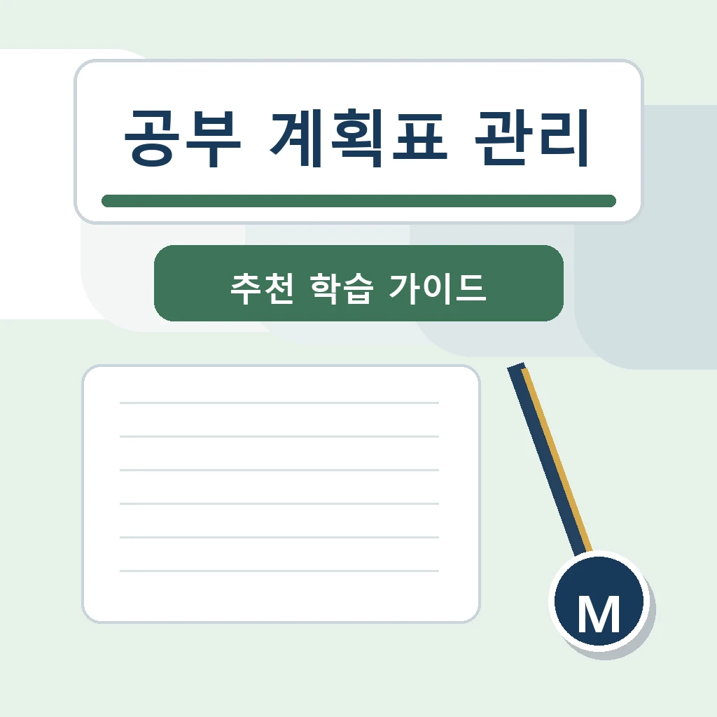 플래너 관리가 필요한 학생, 공부 계획은 어떻게 바꿔야 할까요? 학습 가이드 스터디멘토