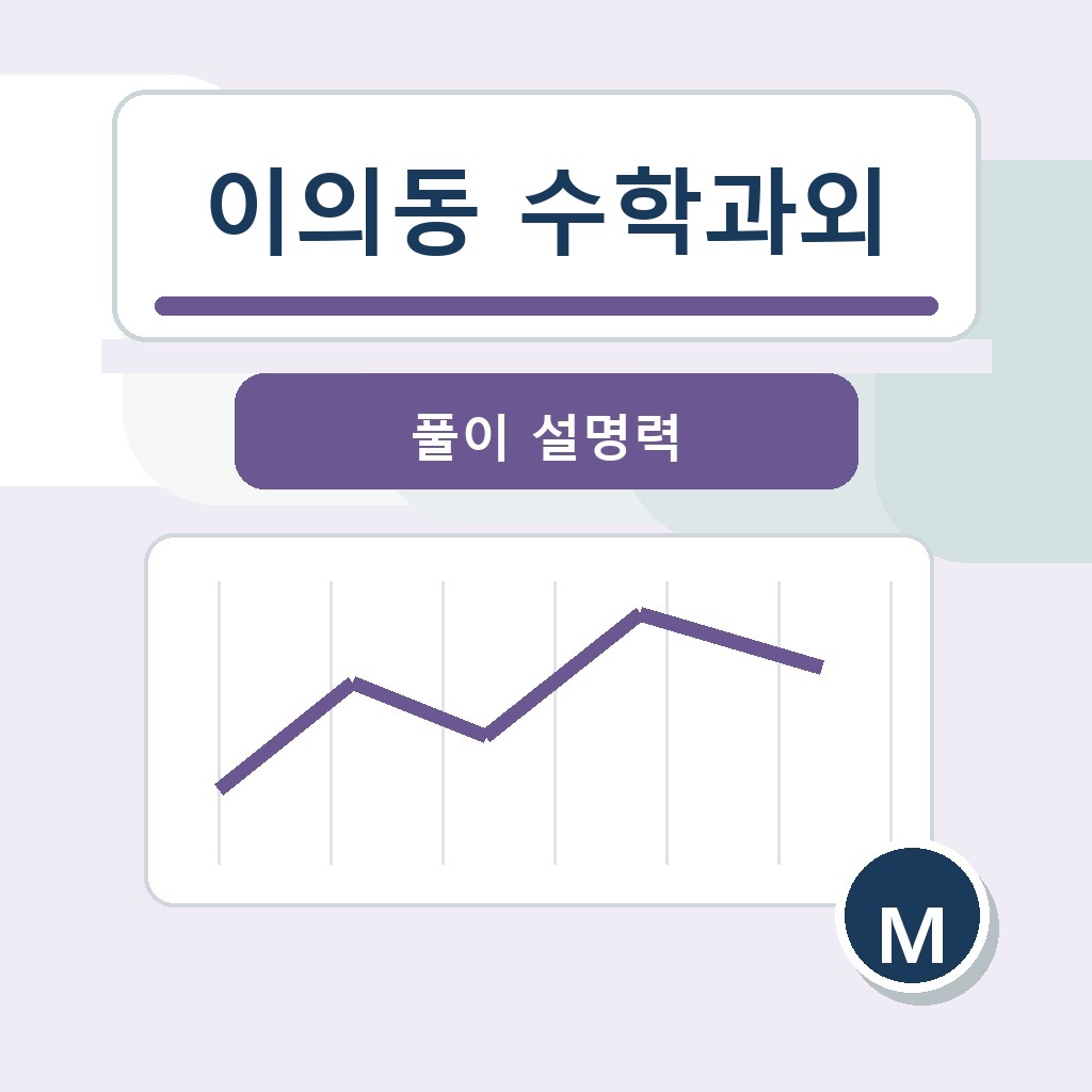 이의동 수학과외와 광교중 수학과외, 연무중 수학과외, 광교고 수학과외 학습 안내