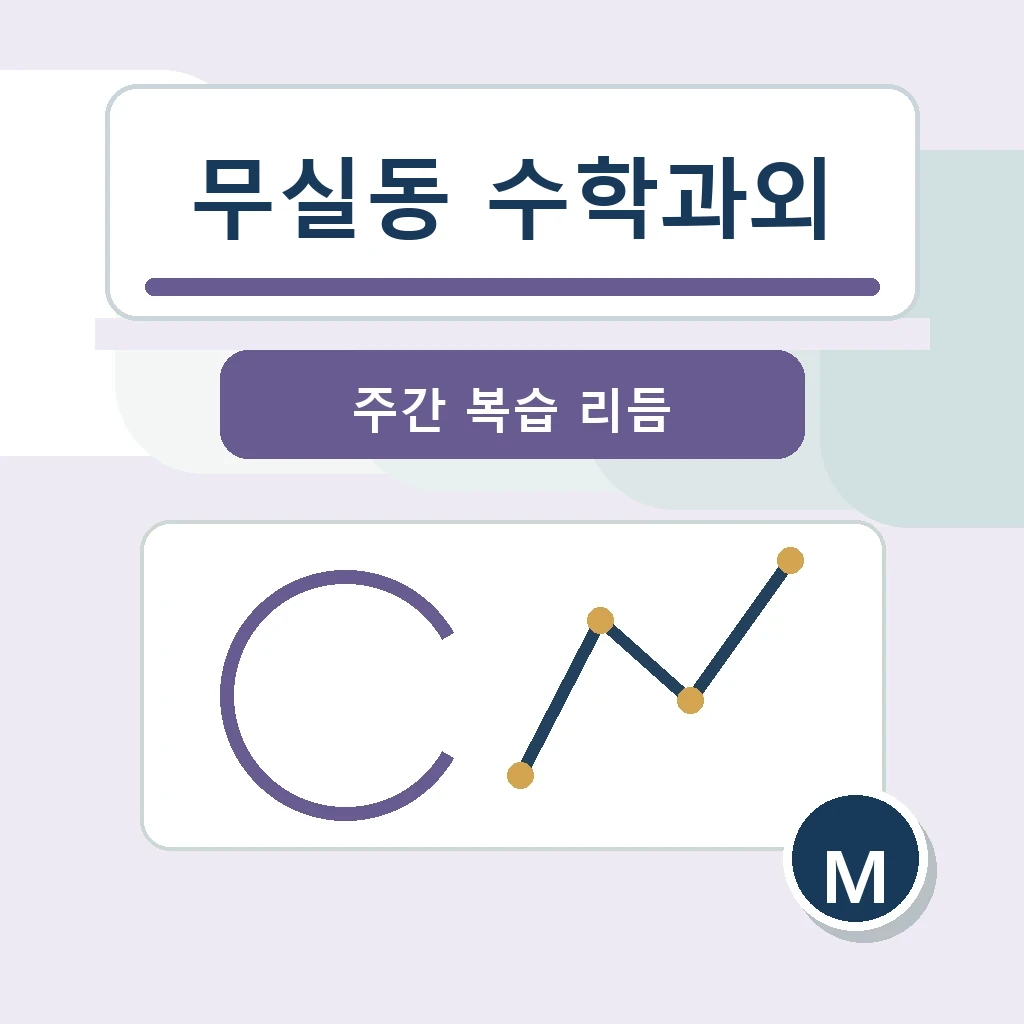 무실동 수학과외 학습 가이드