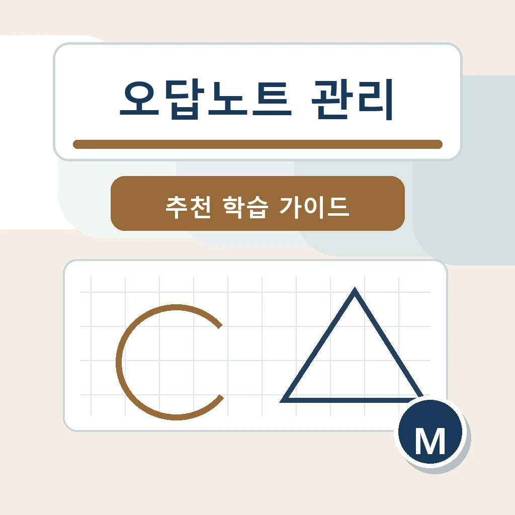 오답노트는 어떻게 써야 성적이 오를까요? 학습 가이드 스터디멘토